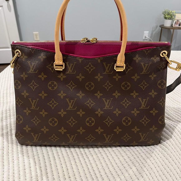 Authentic Louis Vuitton Monogram Pallas MM (Aurore) - Picture 2 of 16